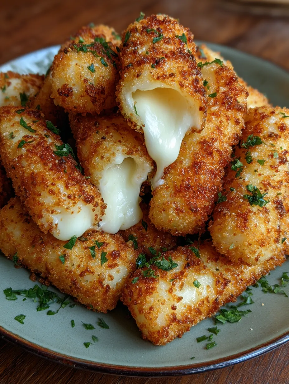 Gooey, Golden, Air-Fried Mozzarella Dreams