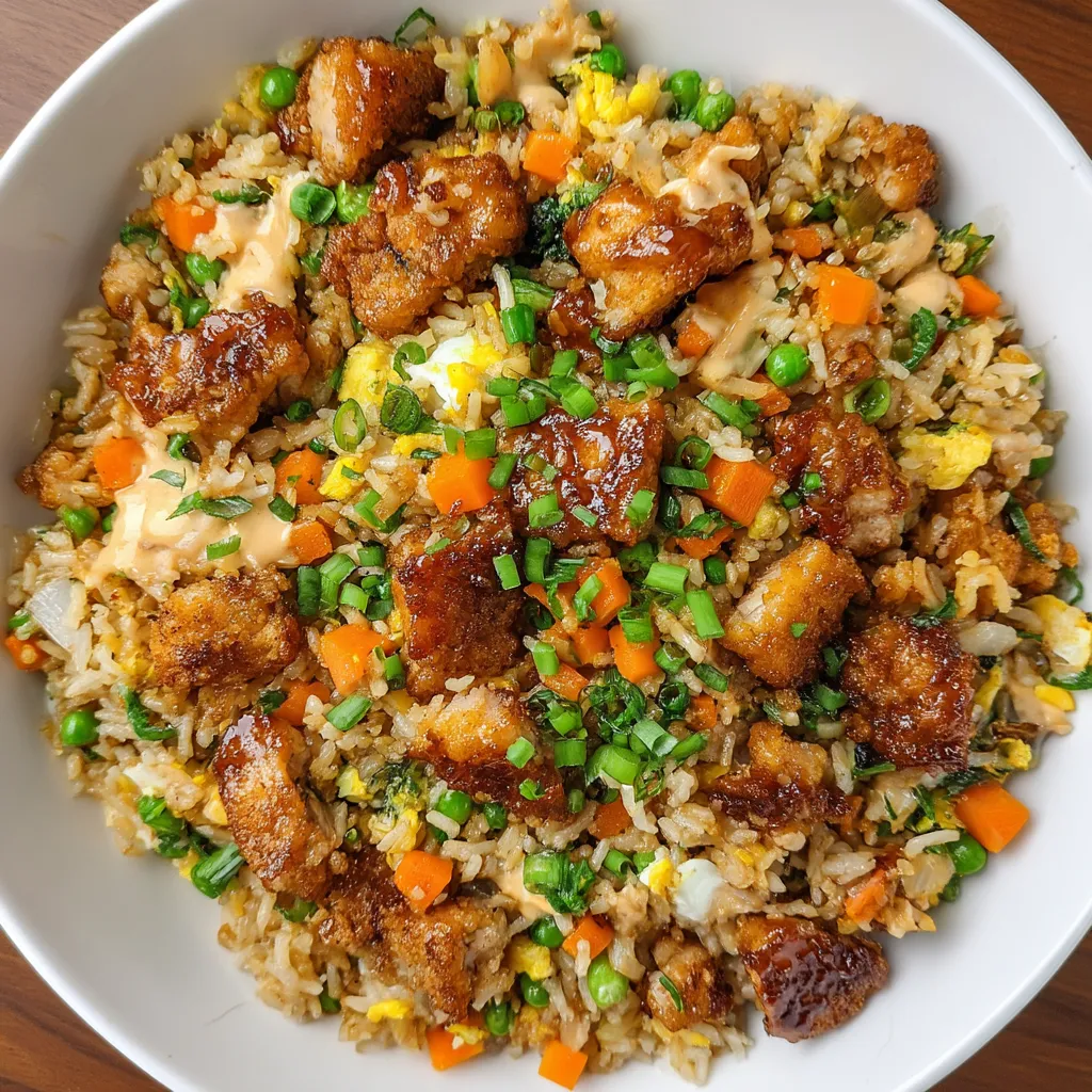 Bang Bang Chicken Fried Rice