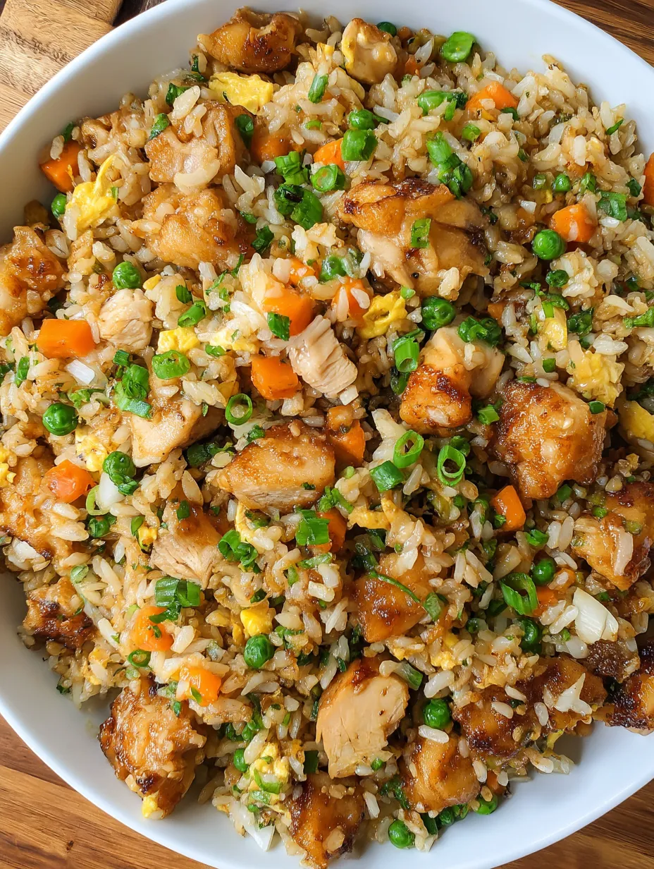 Bang Bang Chicken Fried Rice