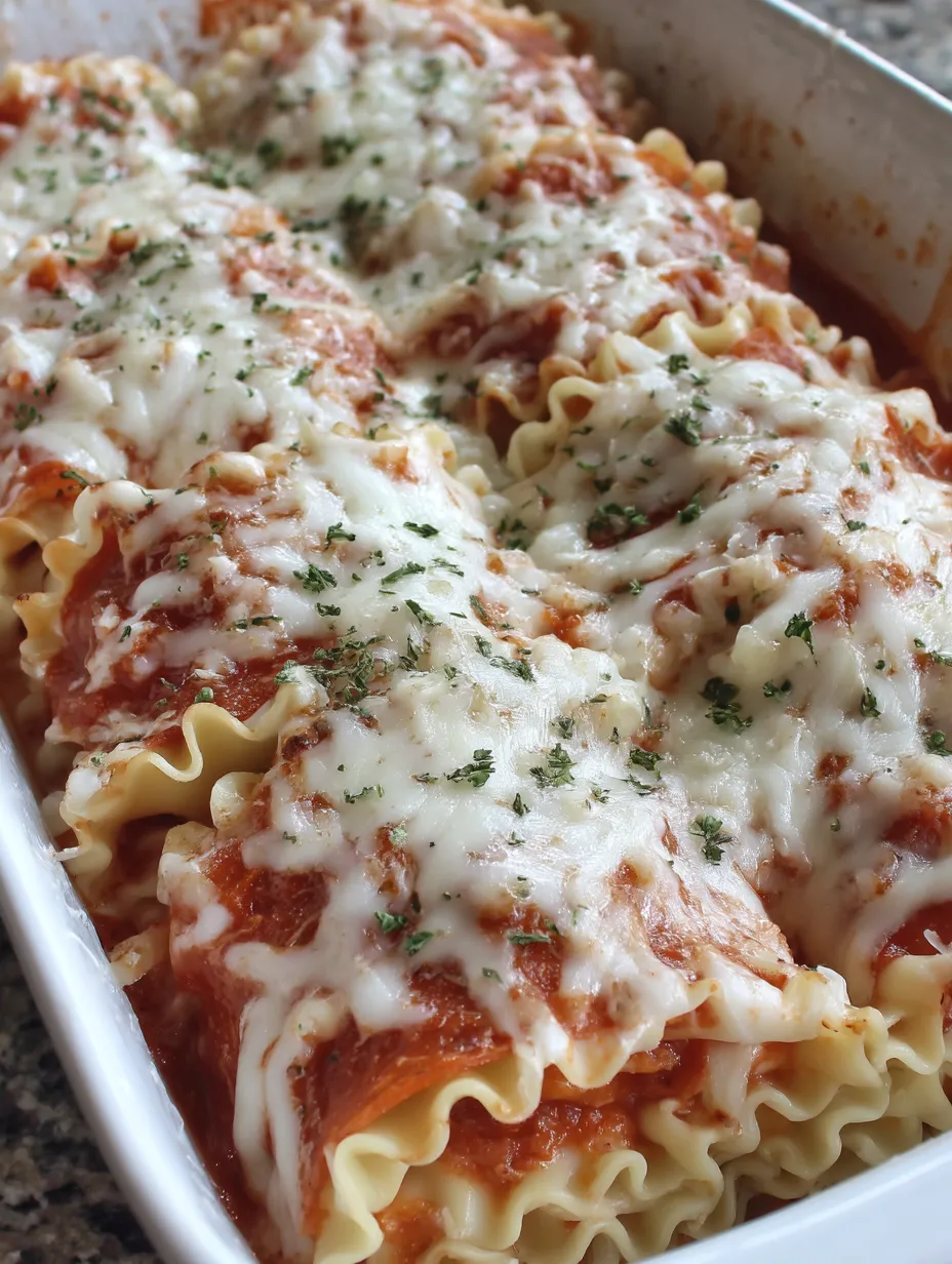 Pepperoni Pizza Lasagna Roll Ups