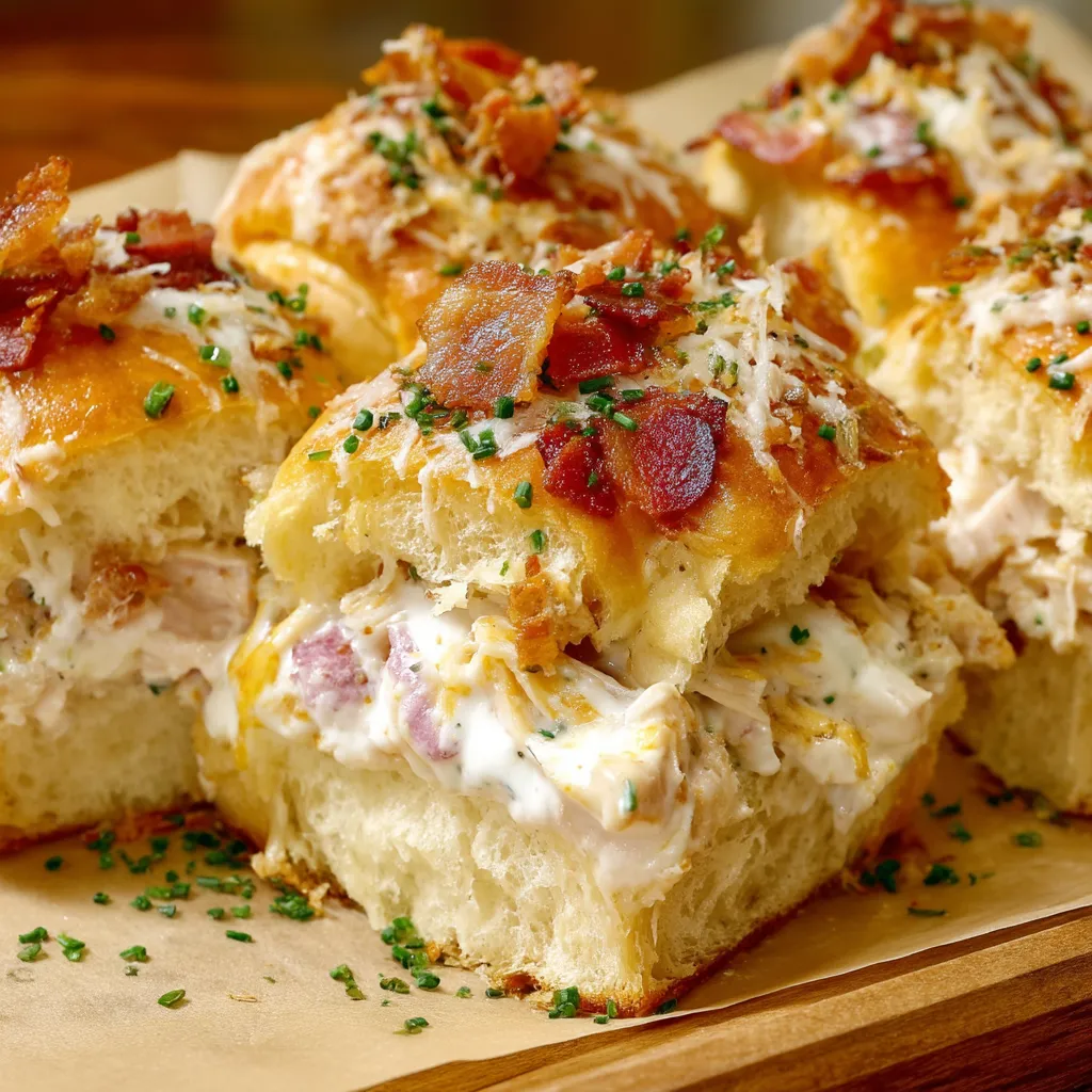 Chicken Bacon Ranch Pull Apart Rolls
