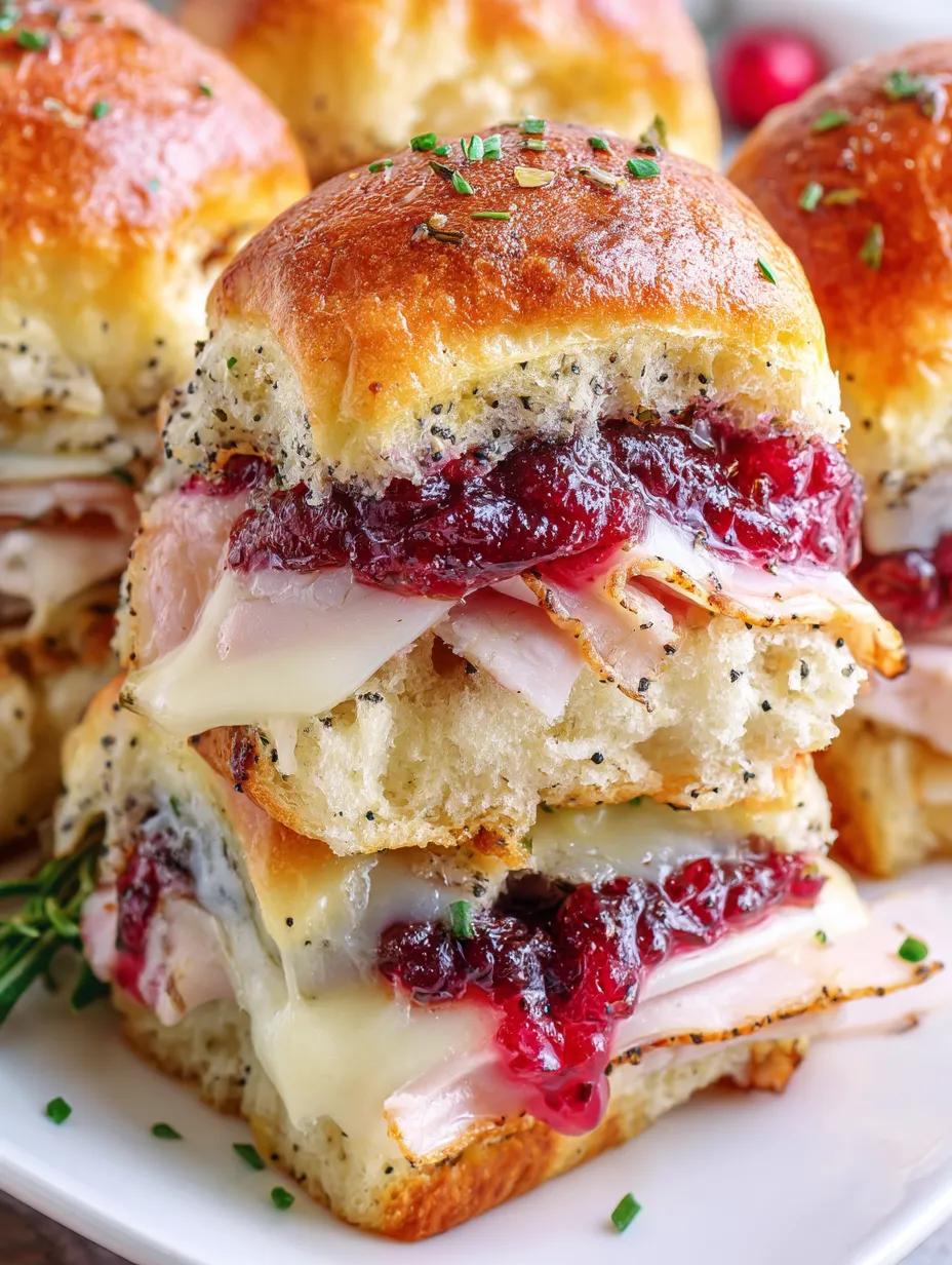 CRANBERRY TURKEY SLIDERS