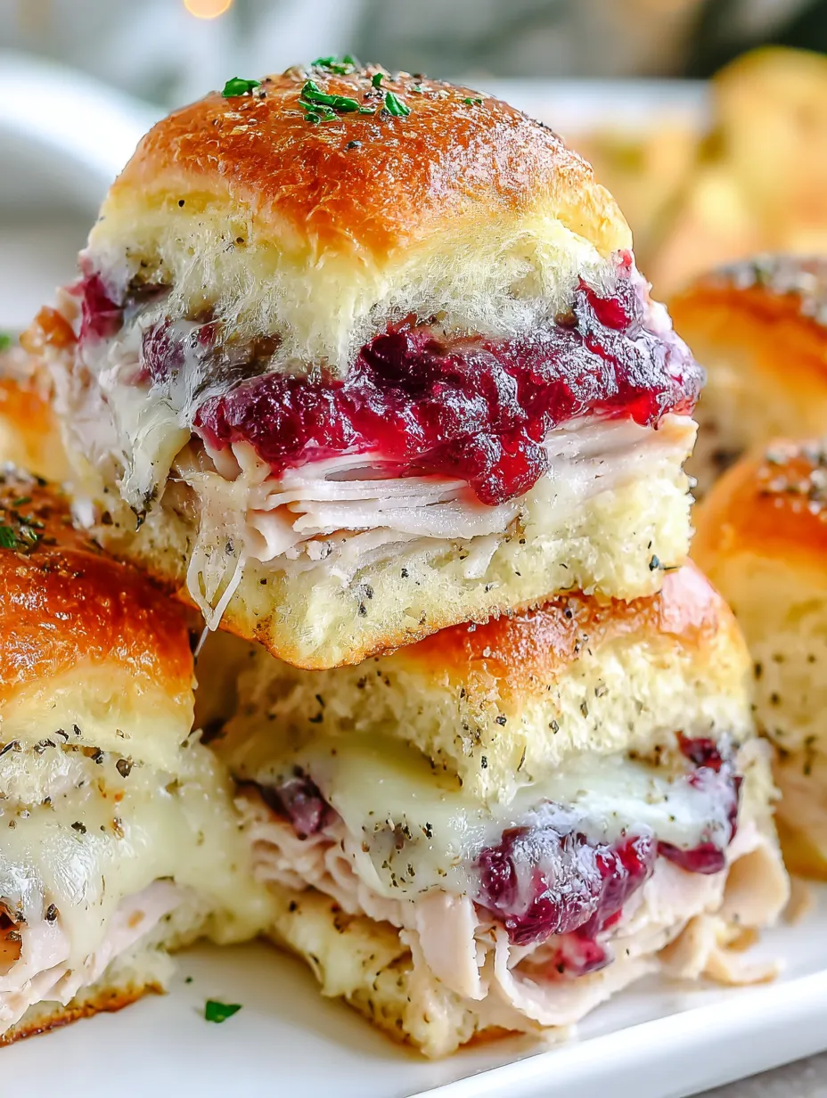 CRANBERRY TURKEY SLIDERS