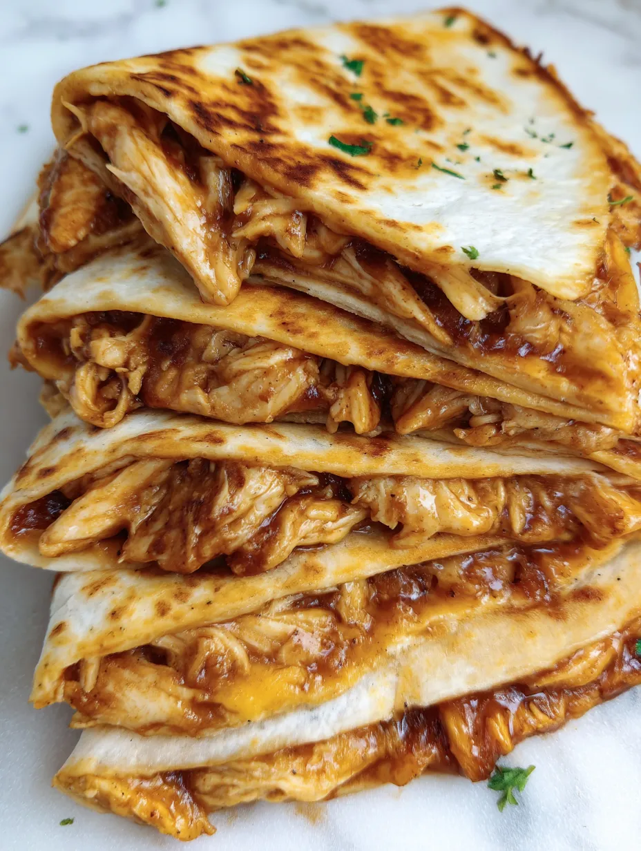 BBQ Chicken Quesadillas