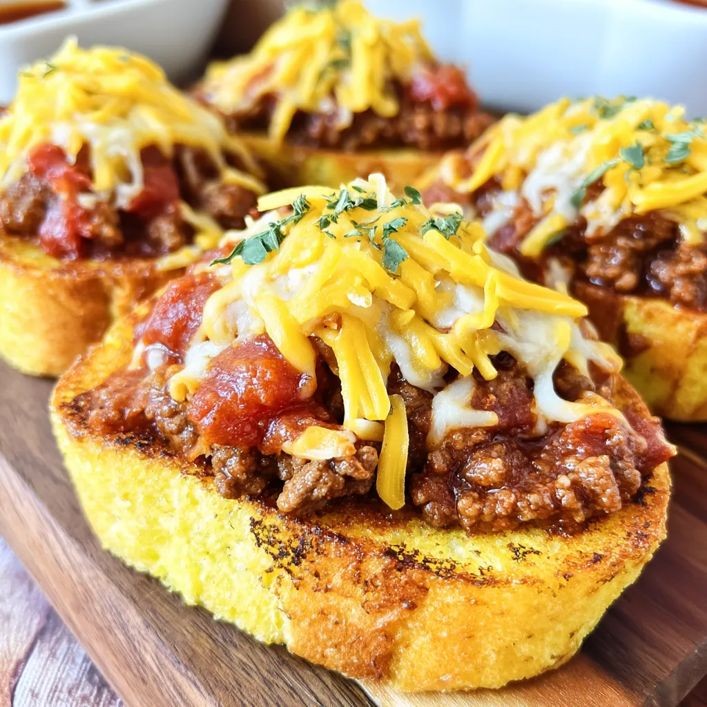Texas Toast Sloppy Joes