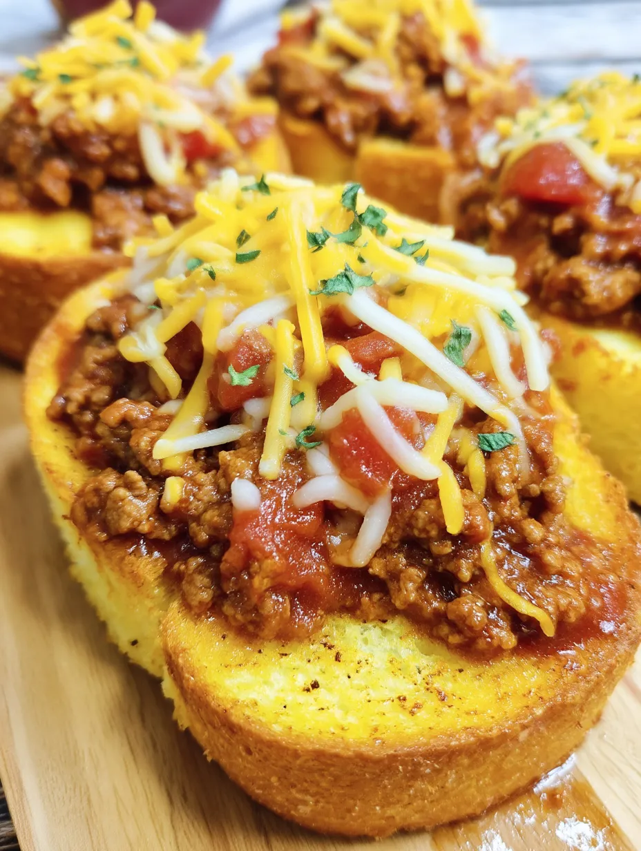 Texas Toast Sloppy Joes