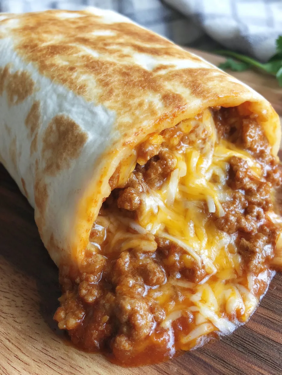 Copycat Taco Bell Chili Cheese Burrito