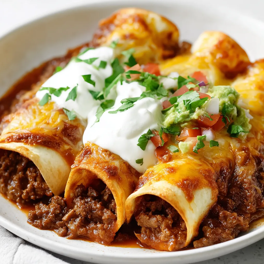 Beef Enchiladas