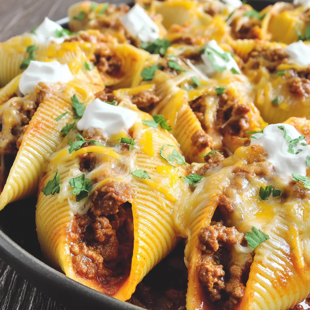 Taco Stuffed Shells