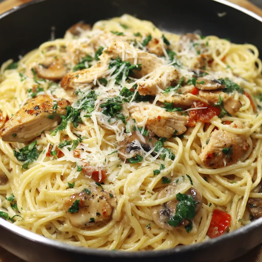 Monterey Chicken Spaghetti