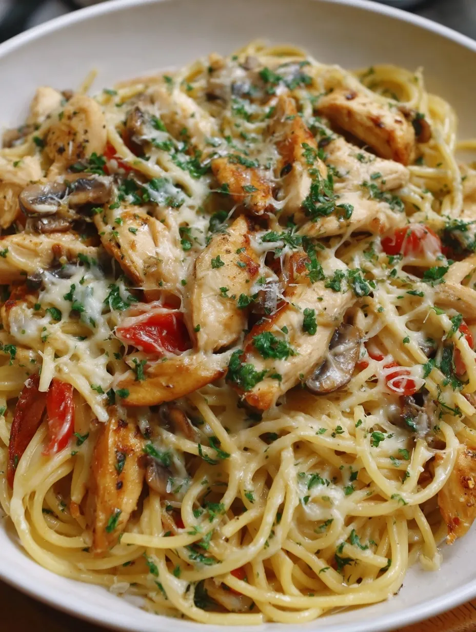 Monterey Chicken Spaghetti