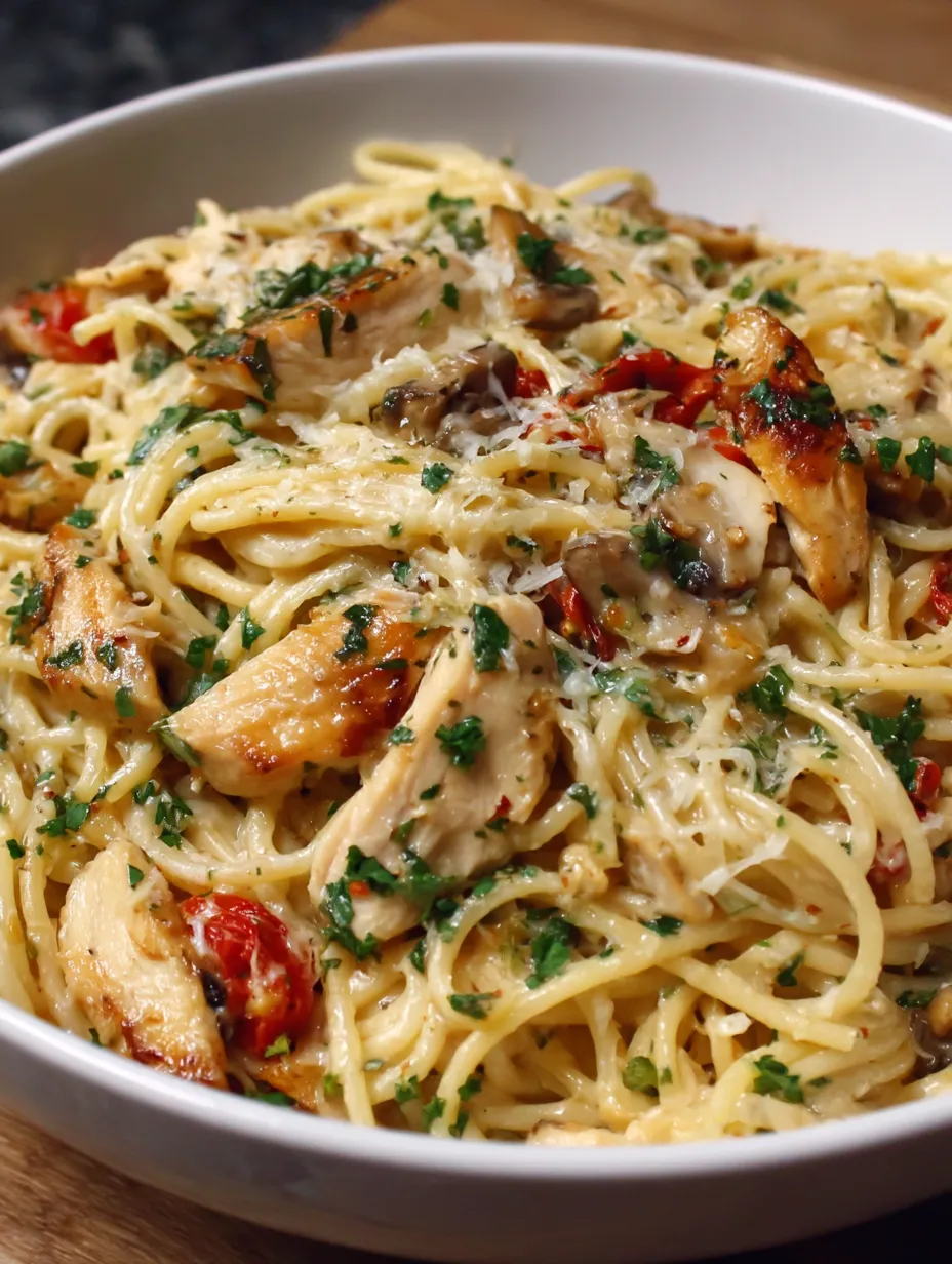 Monterey Chicken Spaghetti