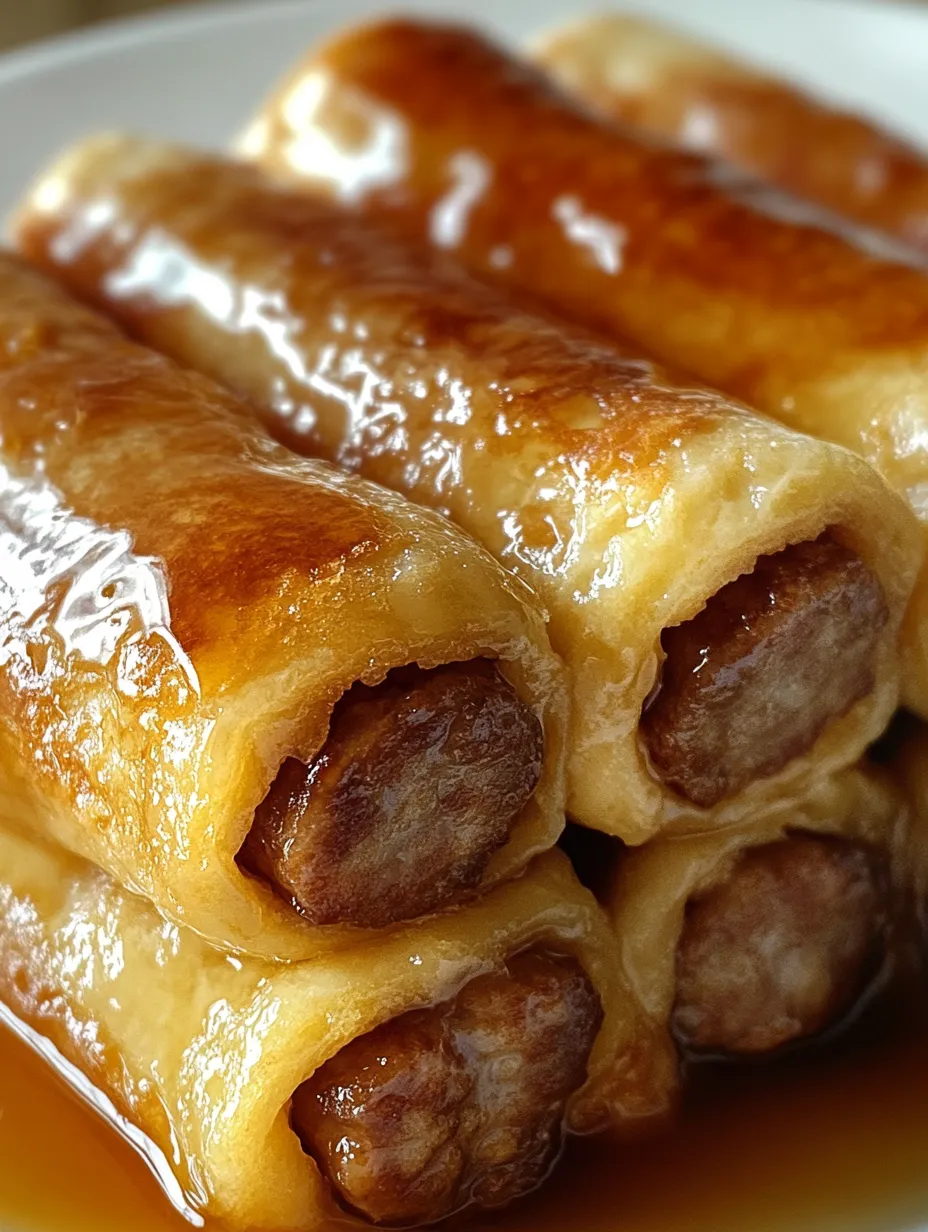 Sausage French Toast Roll-Ups