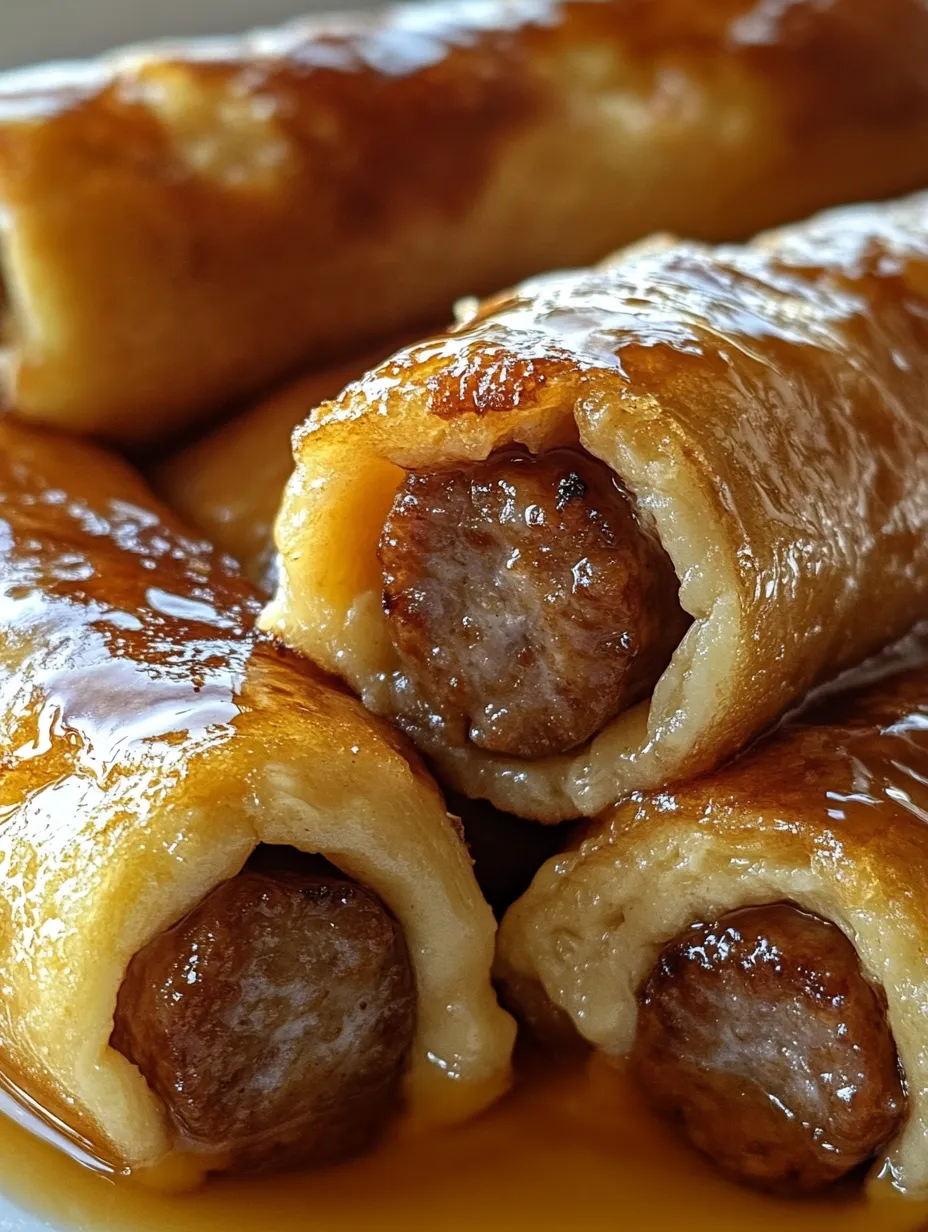 Sausage French Toast Roll-Ups