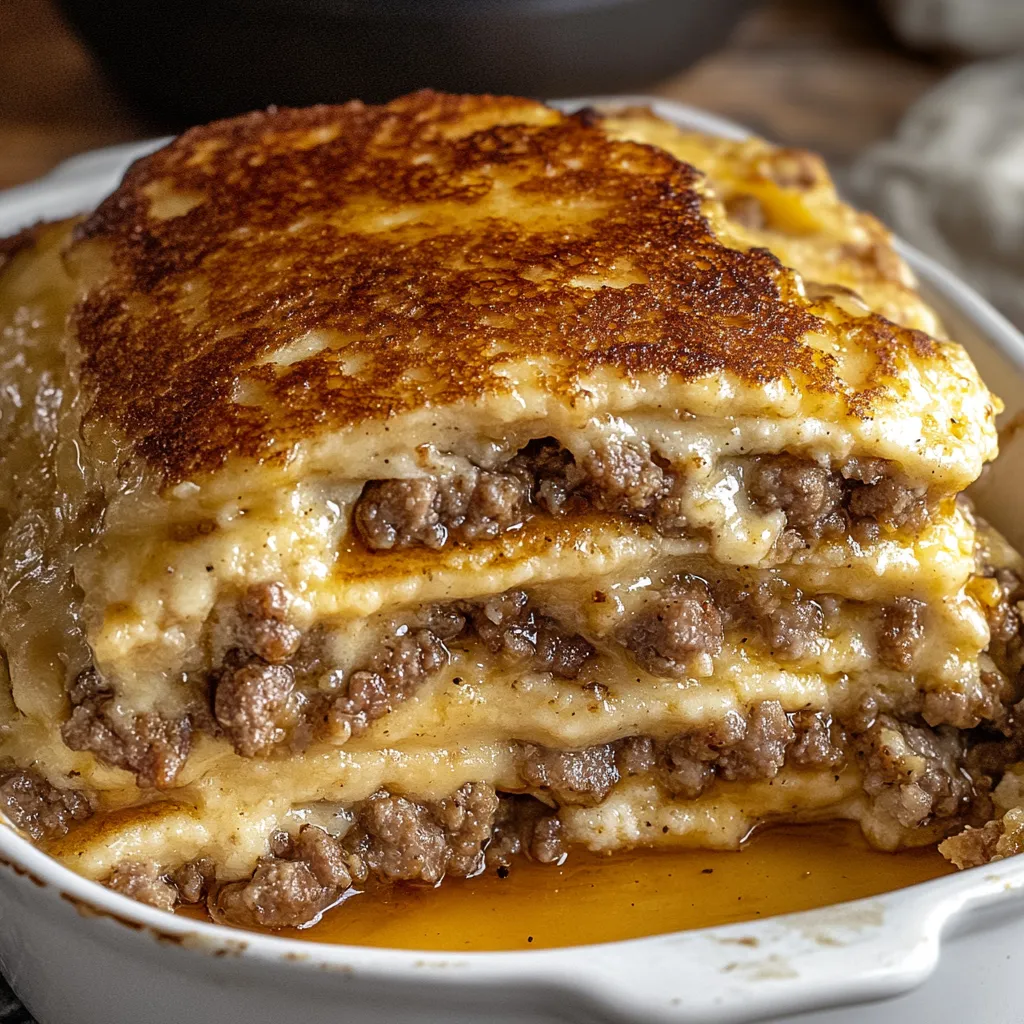 Pancake Sausage Casserole