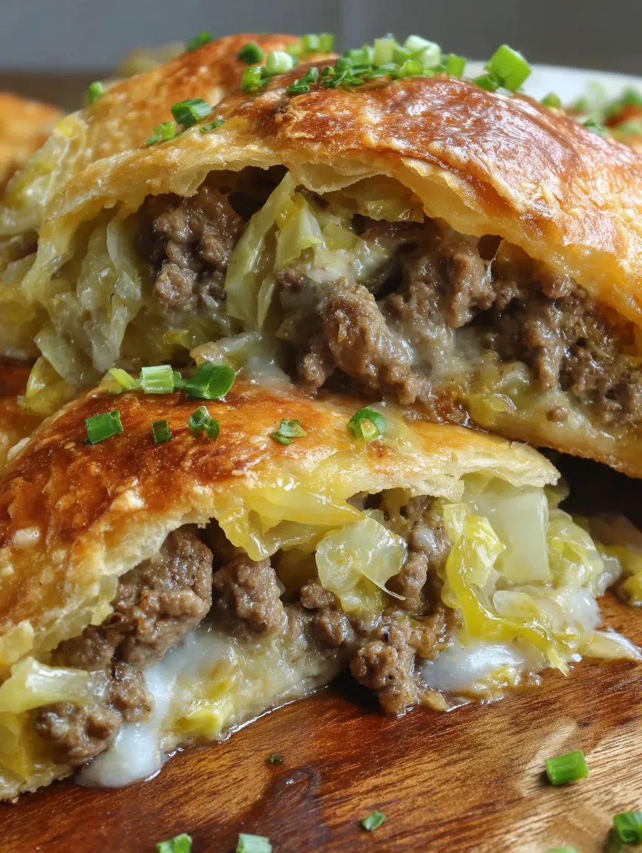 A close up of a delicious looking Ultimate Runza Casserole.