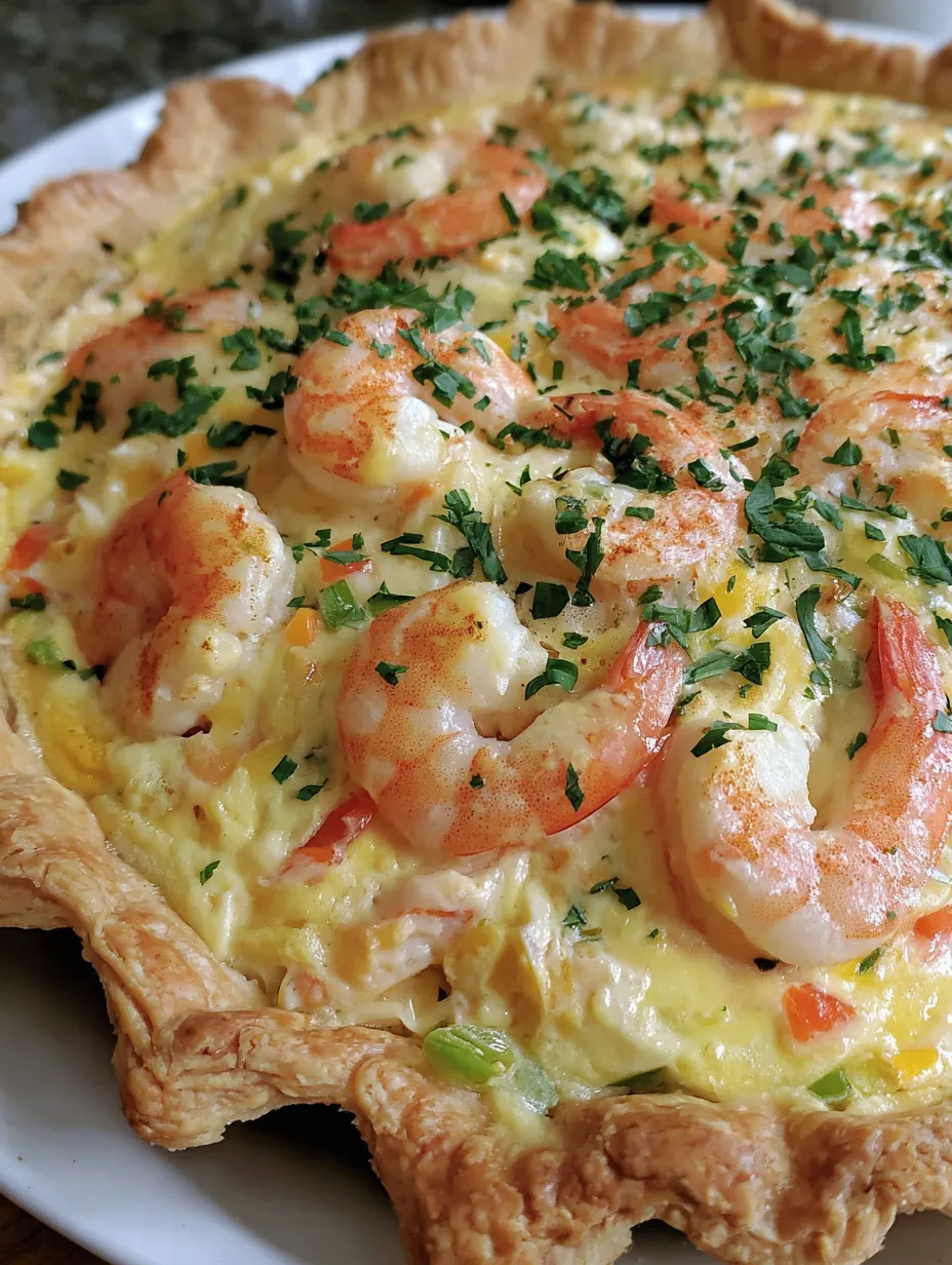 A slice of a Florida Shrimp Pie.