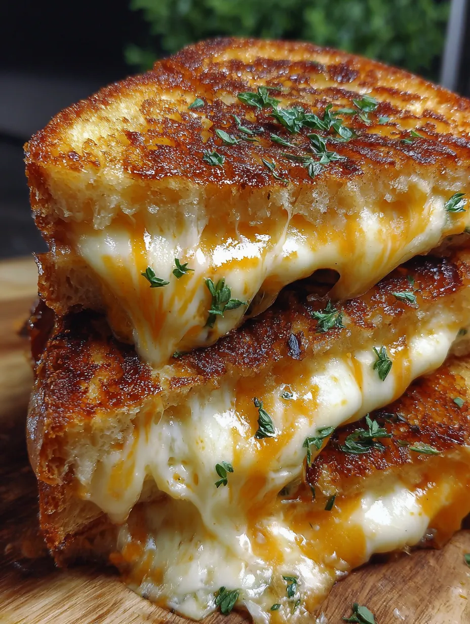 A grilled cheese sandwich with a slice missing.