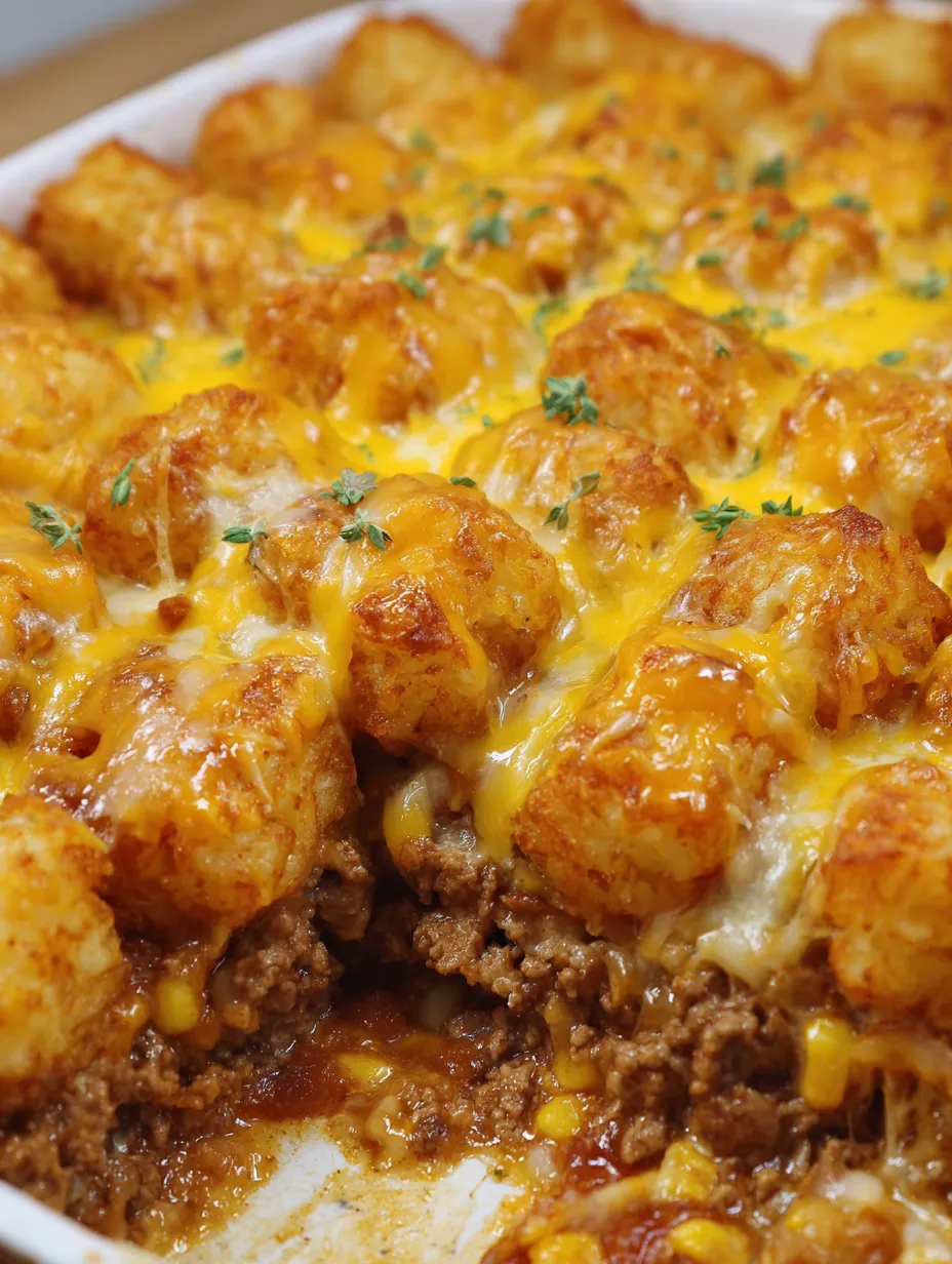 A delicious looking cowboy casserole.