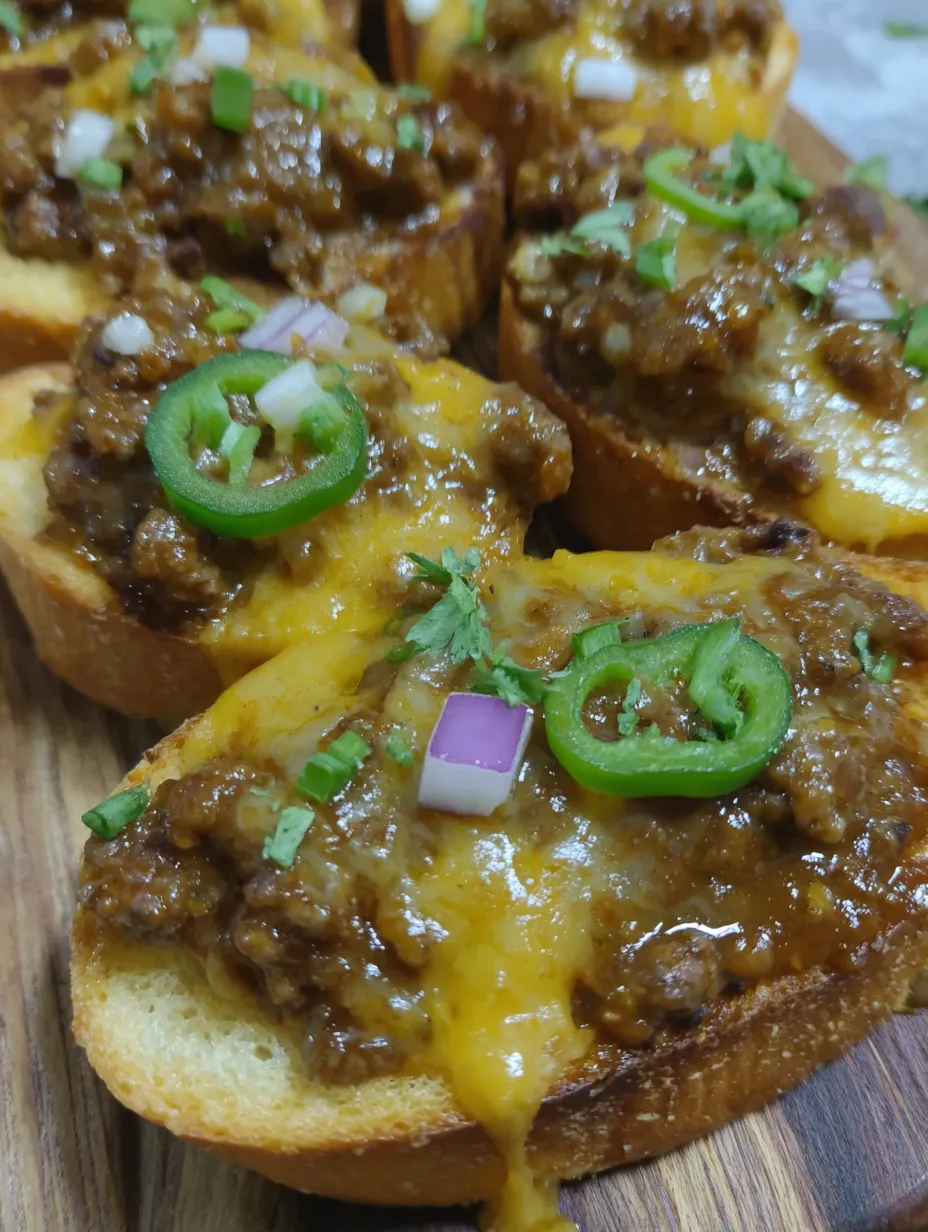 A plate of Texas Toast Sloppy Joes.