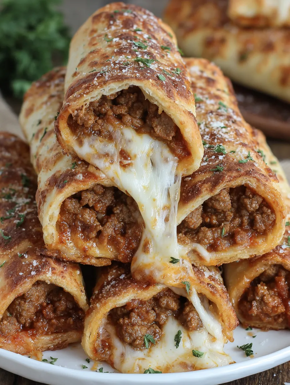 Cheesy taco sticks on a plate.