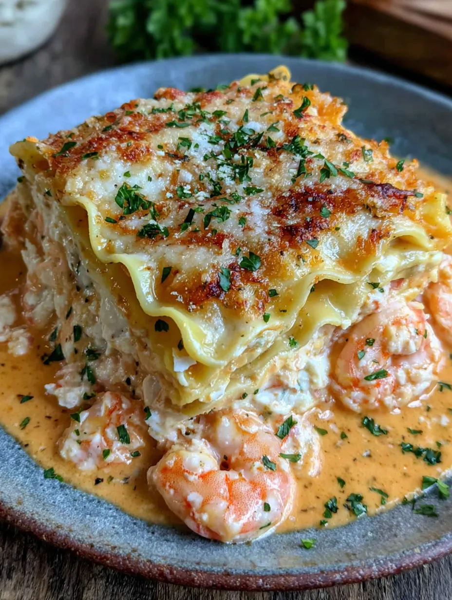 A delicious seafood lasagna recipe.