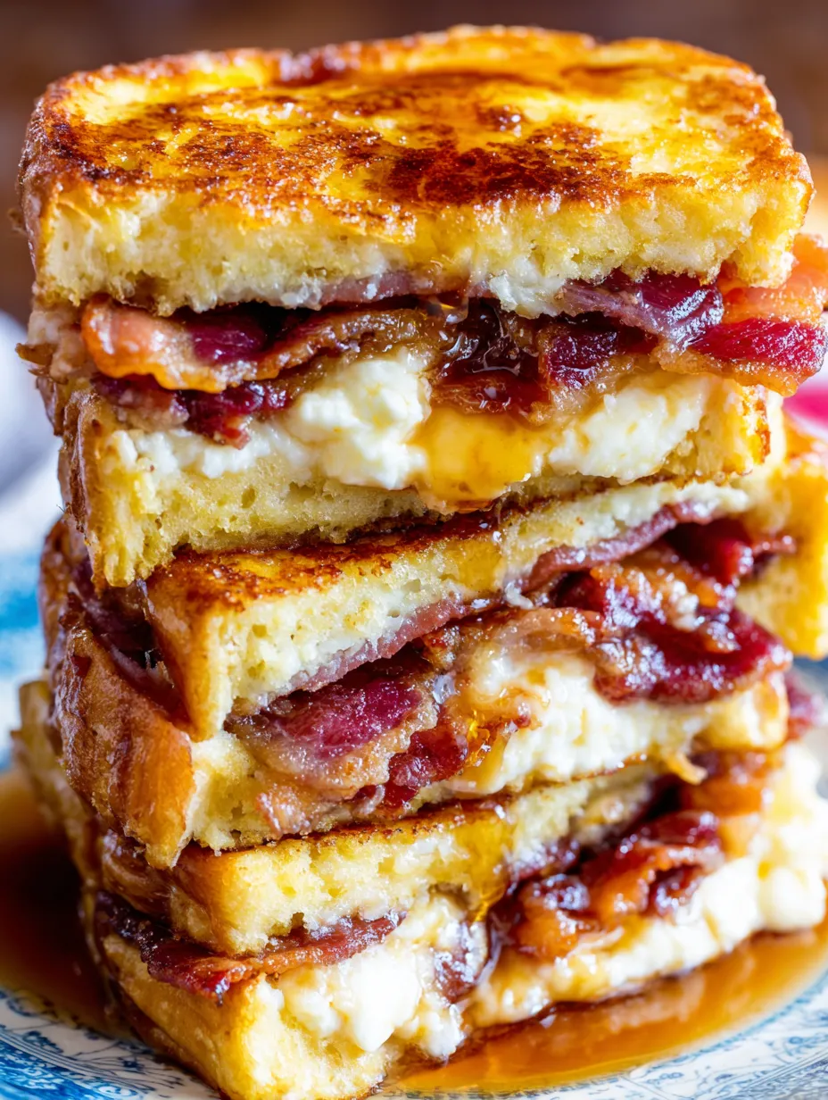 Bacon Stuffed French Toast.