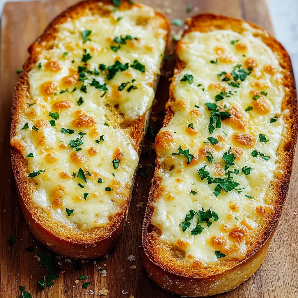 Two slices of bread with cheese on top.