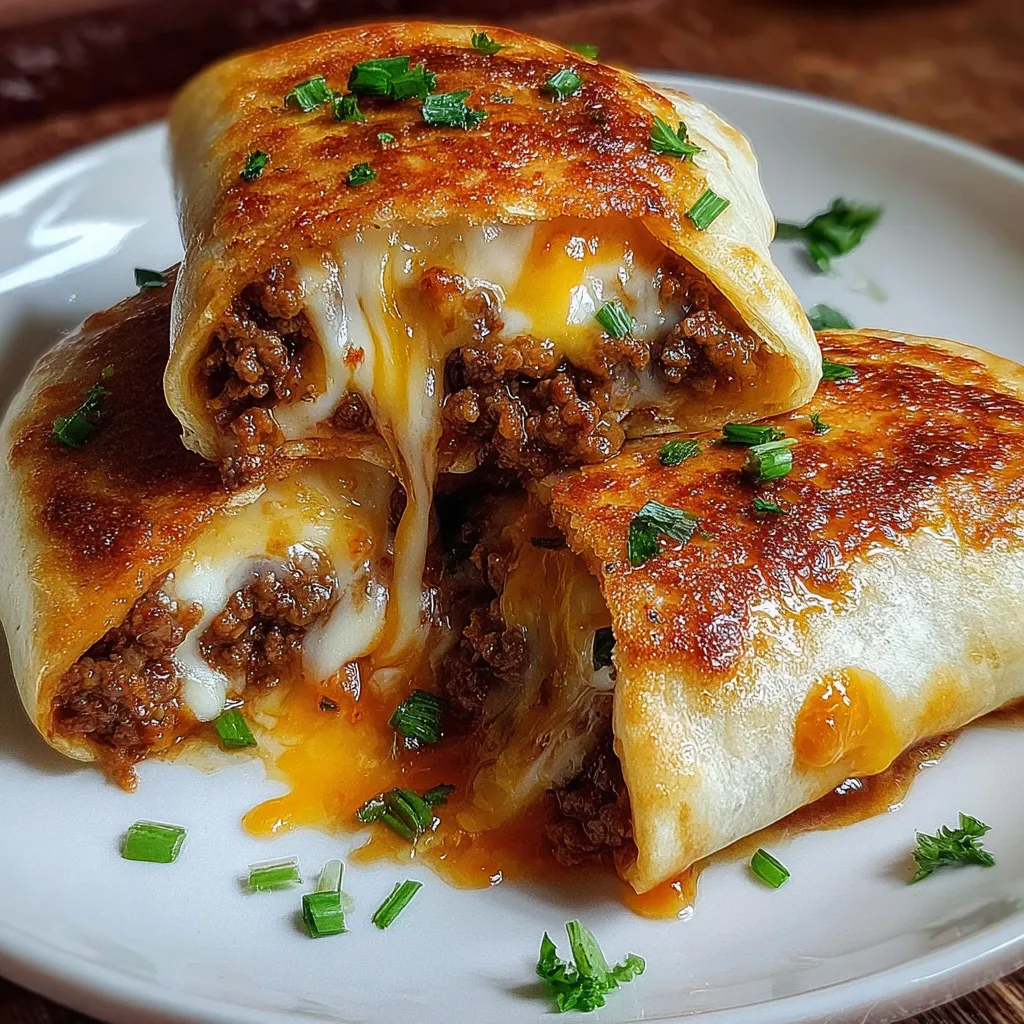 A plate of food with cheese and meat.