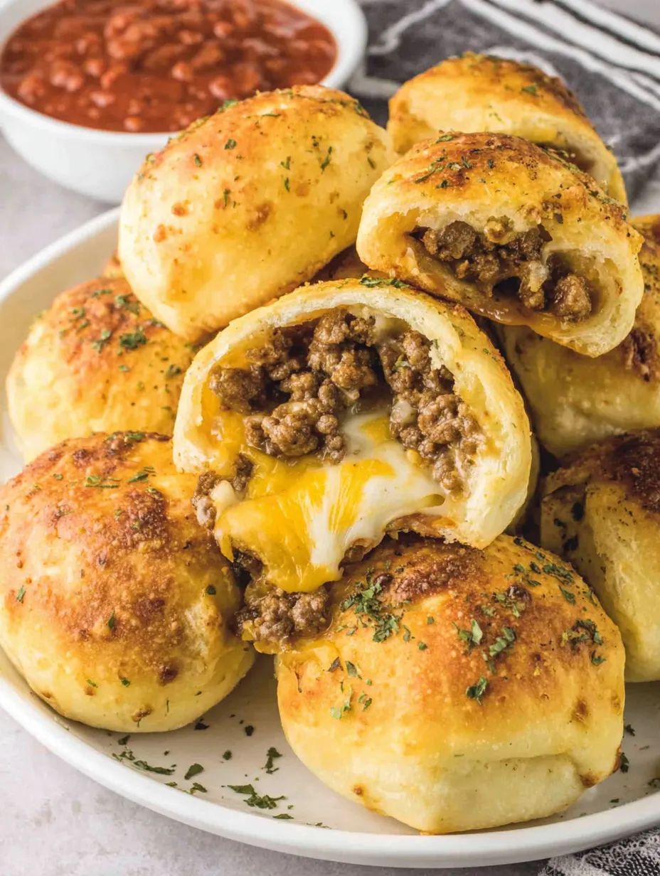 A plate of taco sticks with cheese and meat.