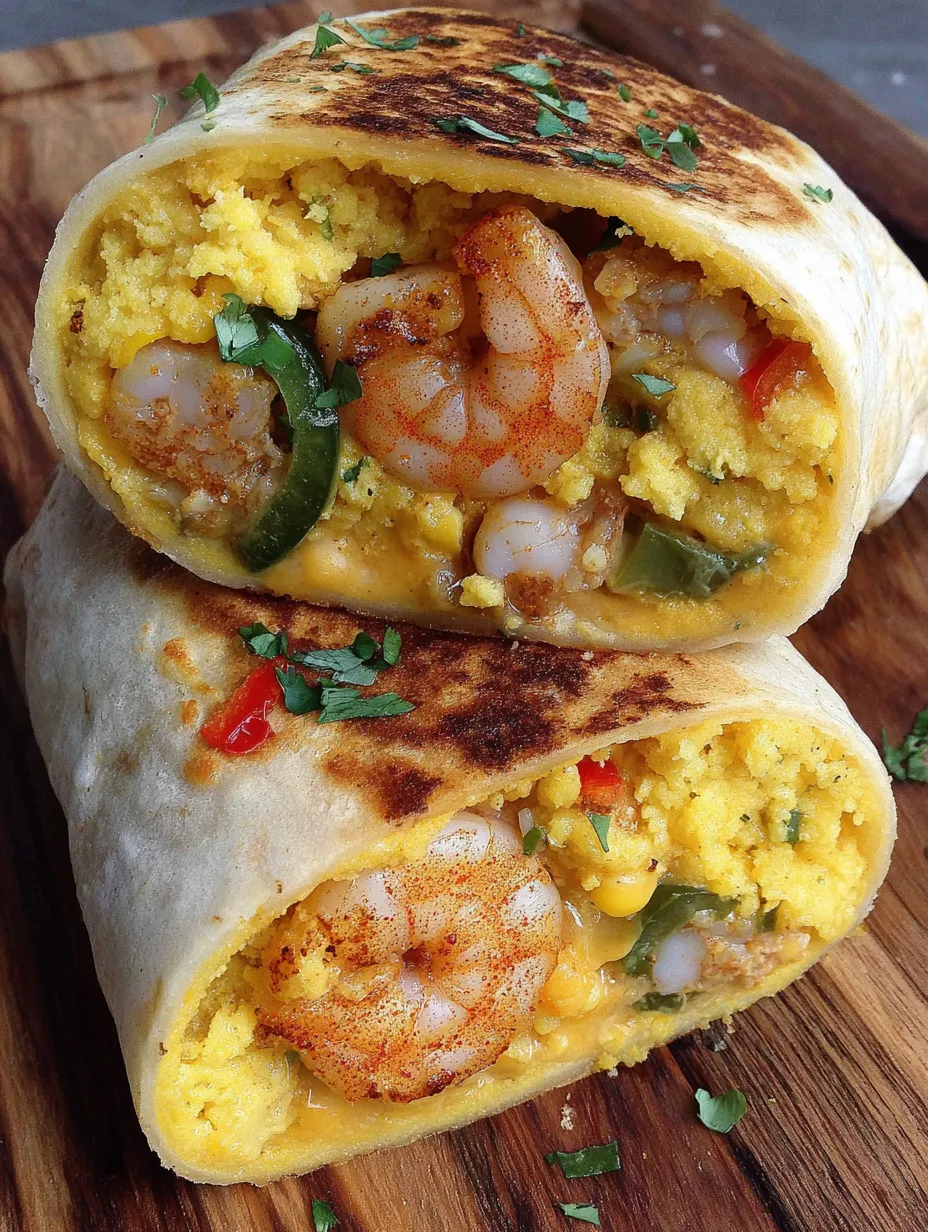 A Shrimp and Grits Crunch Wrap.