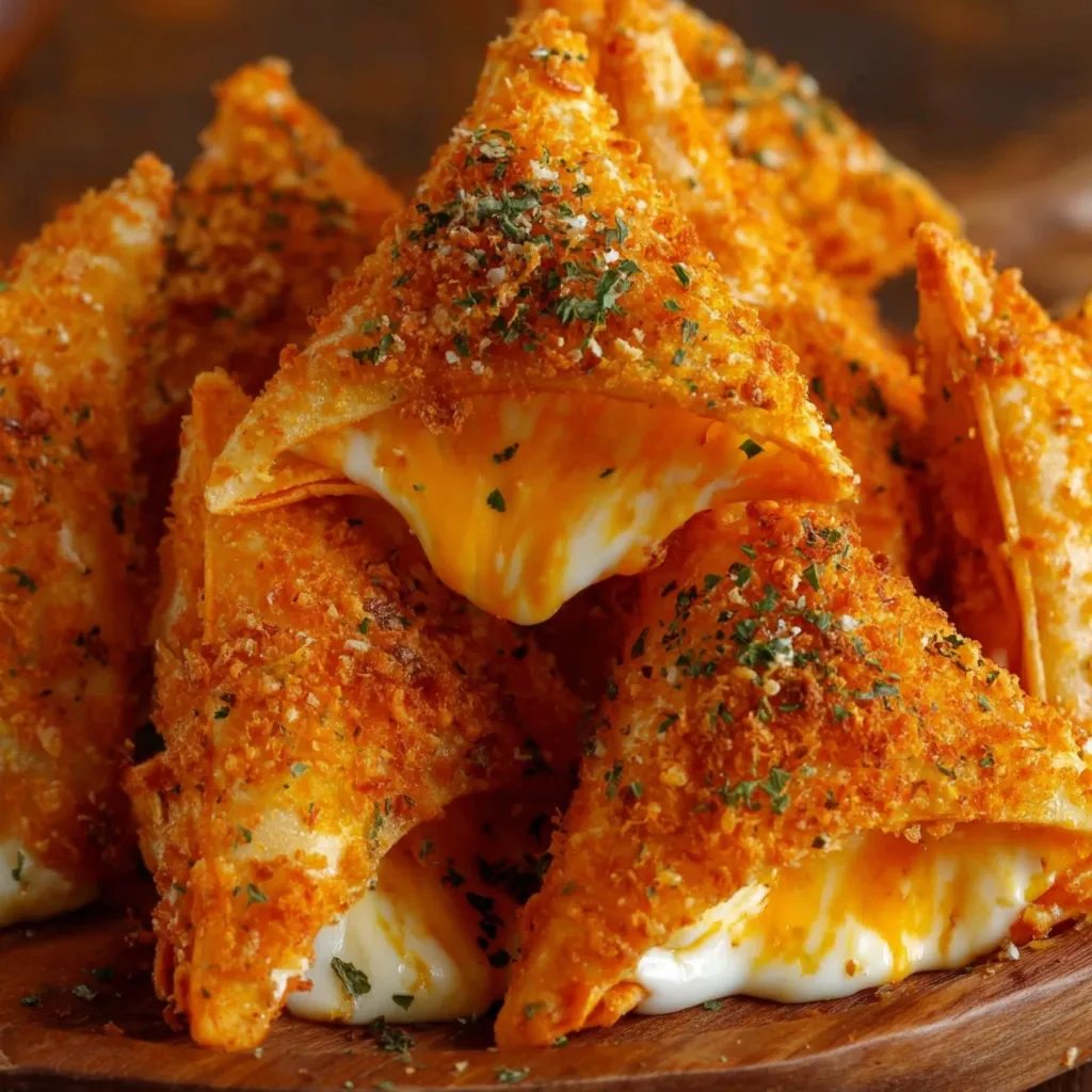 A plate of cheese stuffed Doritos.
