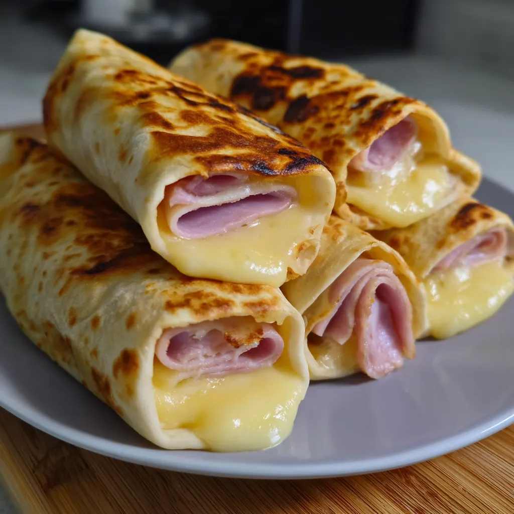 Air Fryer Hot Chicken Wraps.