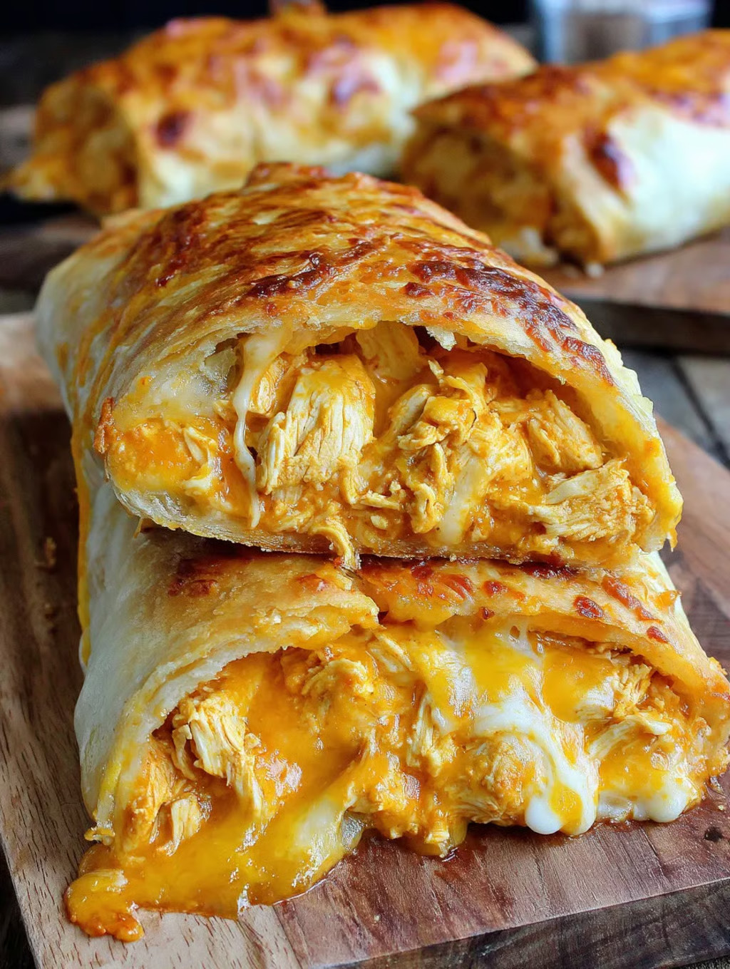 A slice of buffalo chicken bake.