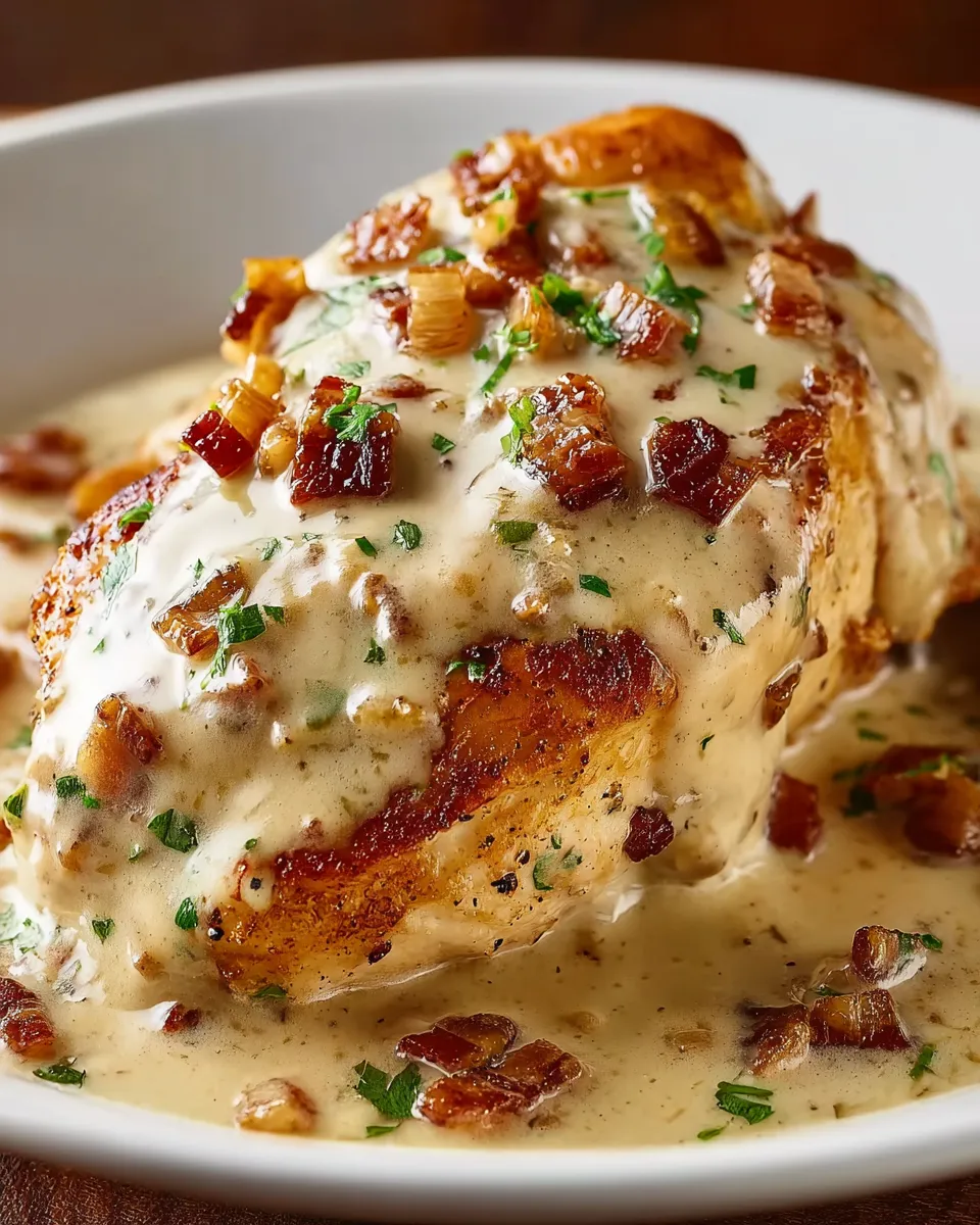 A piece of Texas Roadhouse Smothered Chicken.