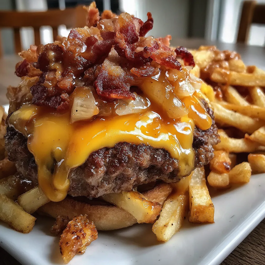 A Maple Glazed Bacon Cheeseburger Poutine.