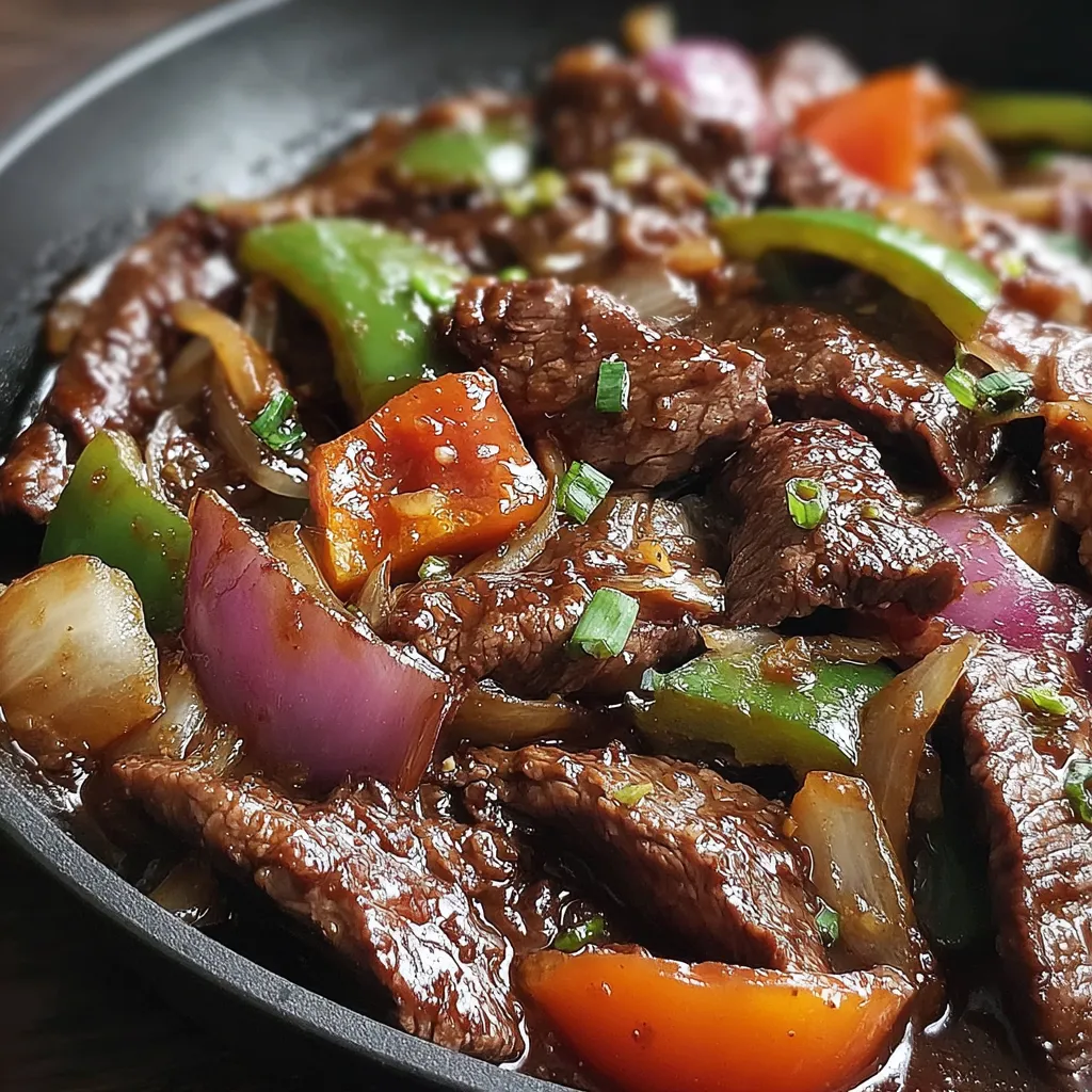 A bowl of beef and vegetables.