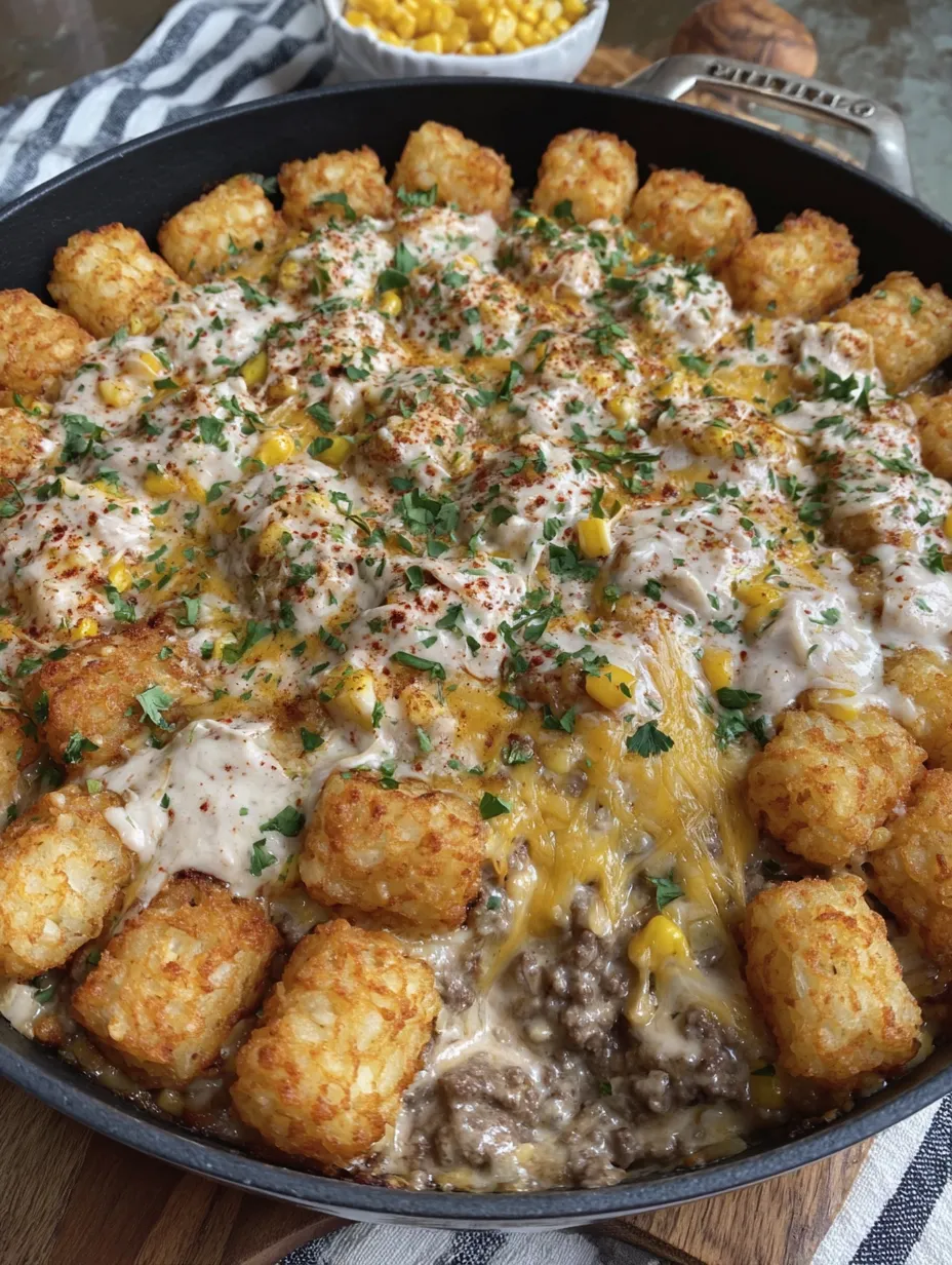 A delicious looking cowboy casserole.
