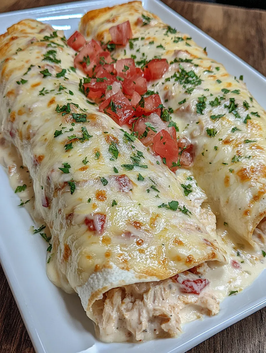 A plate of queso chicken enchiladas.