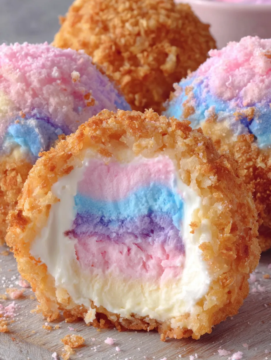 A close up of a colorful dessert.