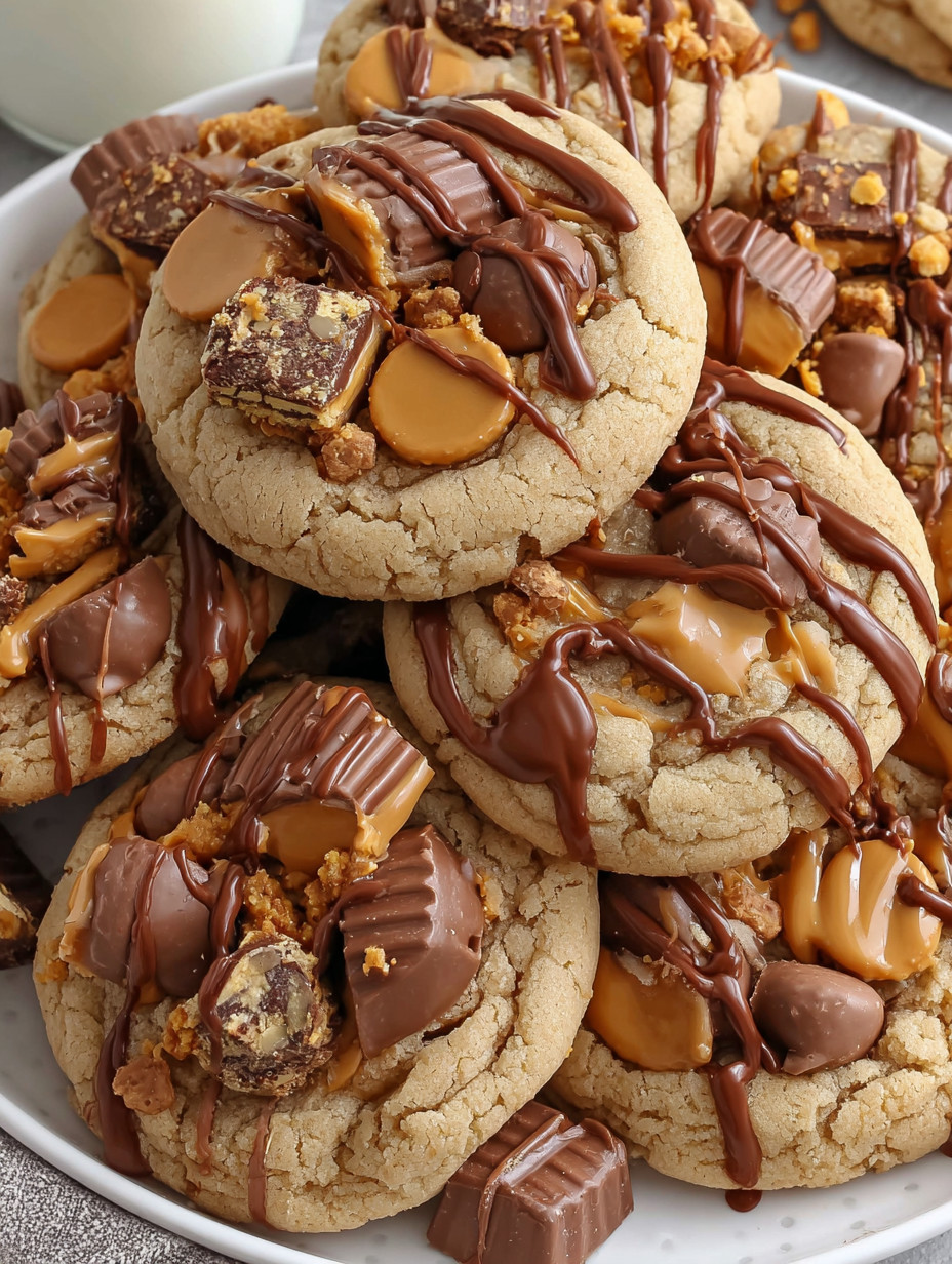 Triple Reese's Peanut Butter Cookies.