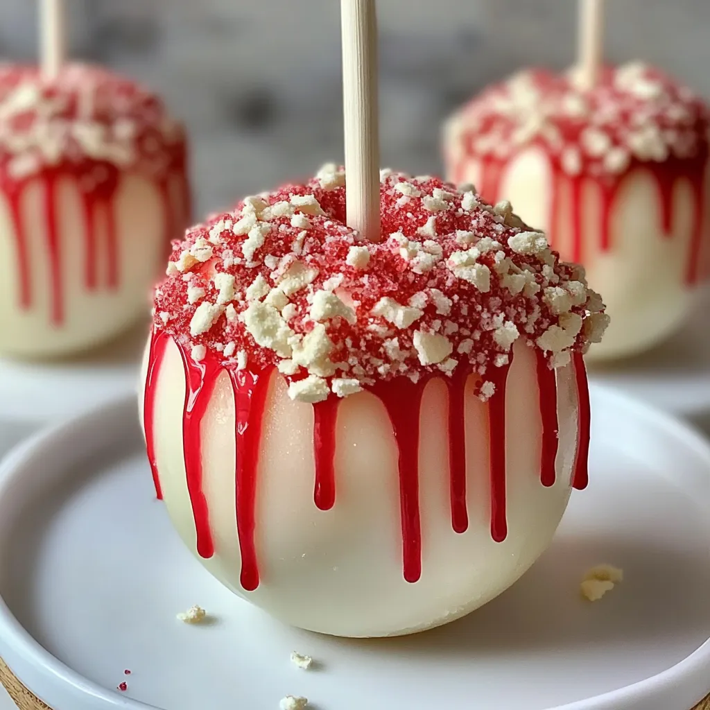 A white plate with a red apple and a white plate with a red apple.