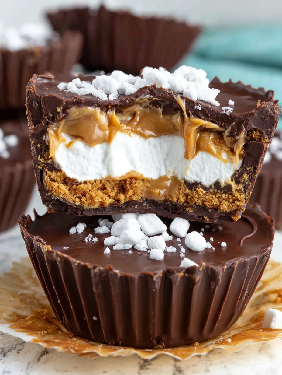 A chocolate cupcake with white frosting and peanut butter.