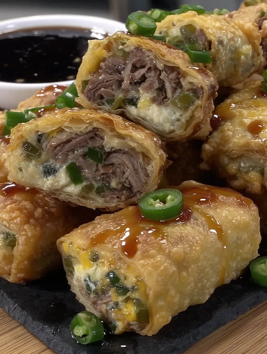 Texas Twinkies Egg Rolls with Spicy Honey.