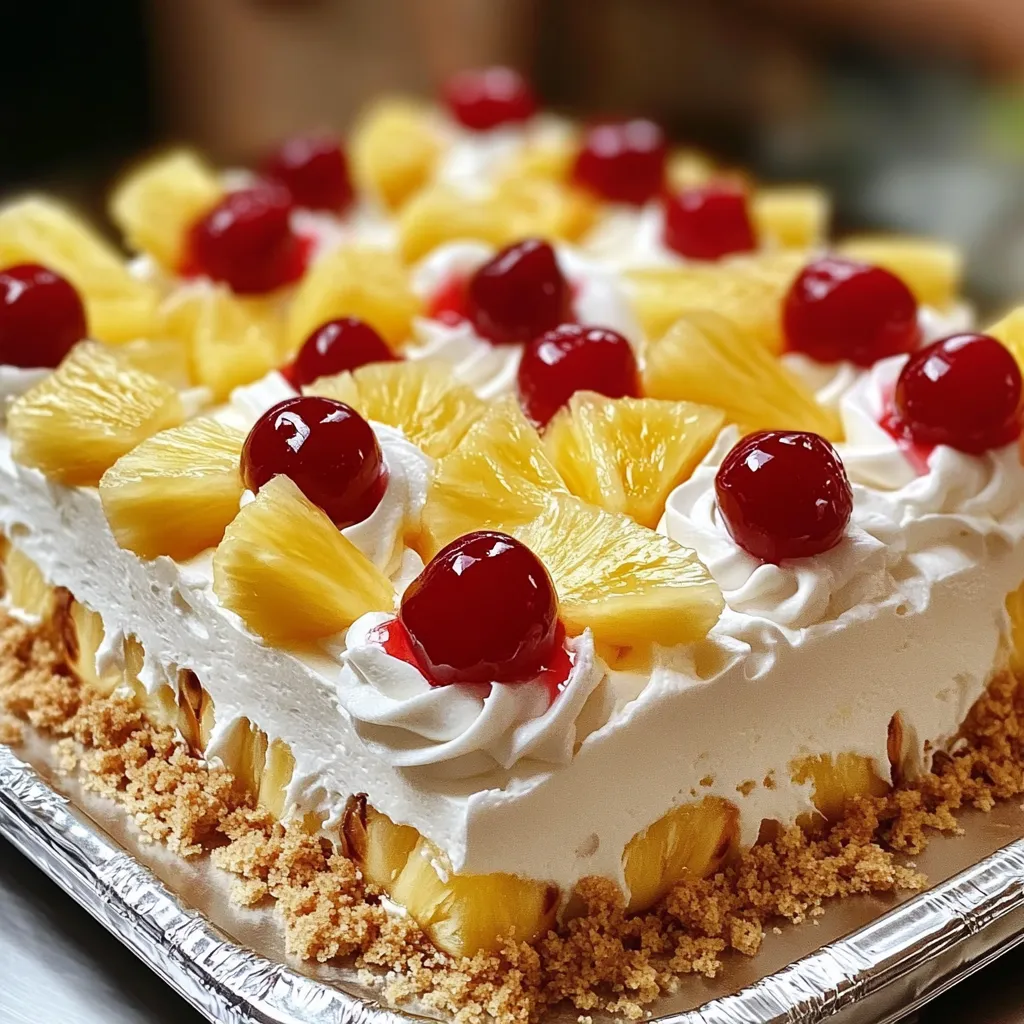 A slice of pineapple upside down cake.