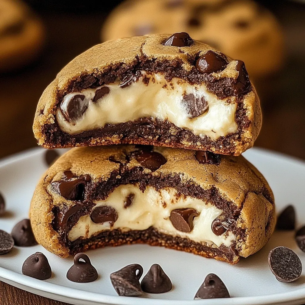 A plate of chocolate chip cookies.