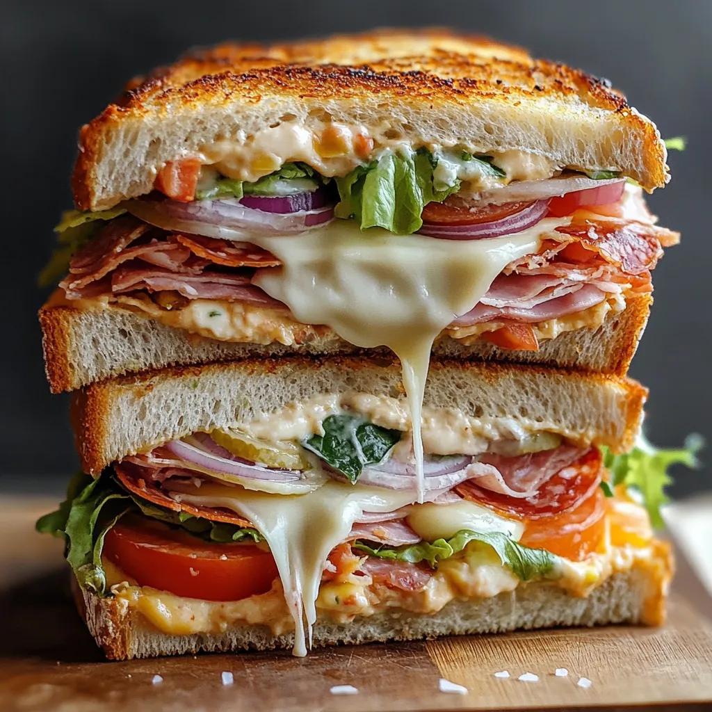 A sandwich with lettuce and tomato on top.