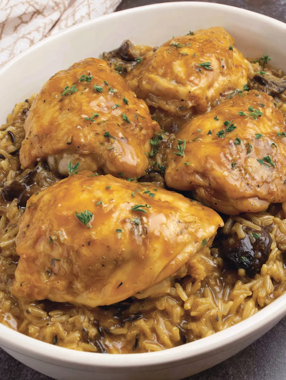 A bowl of chicken with rice.