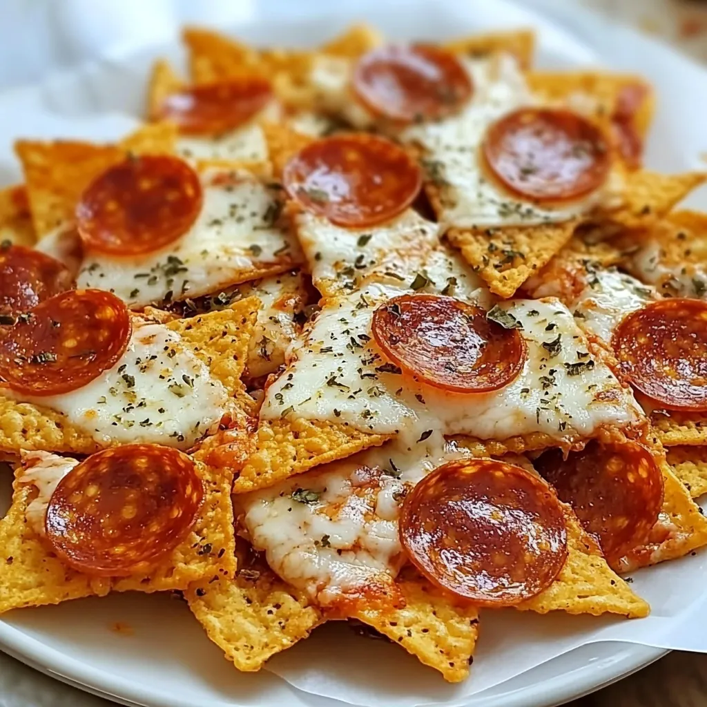 A plate of pizza bites.