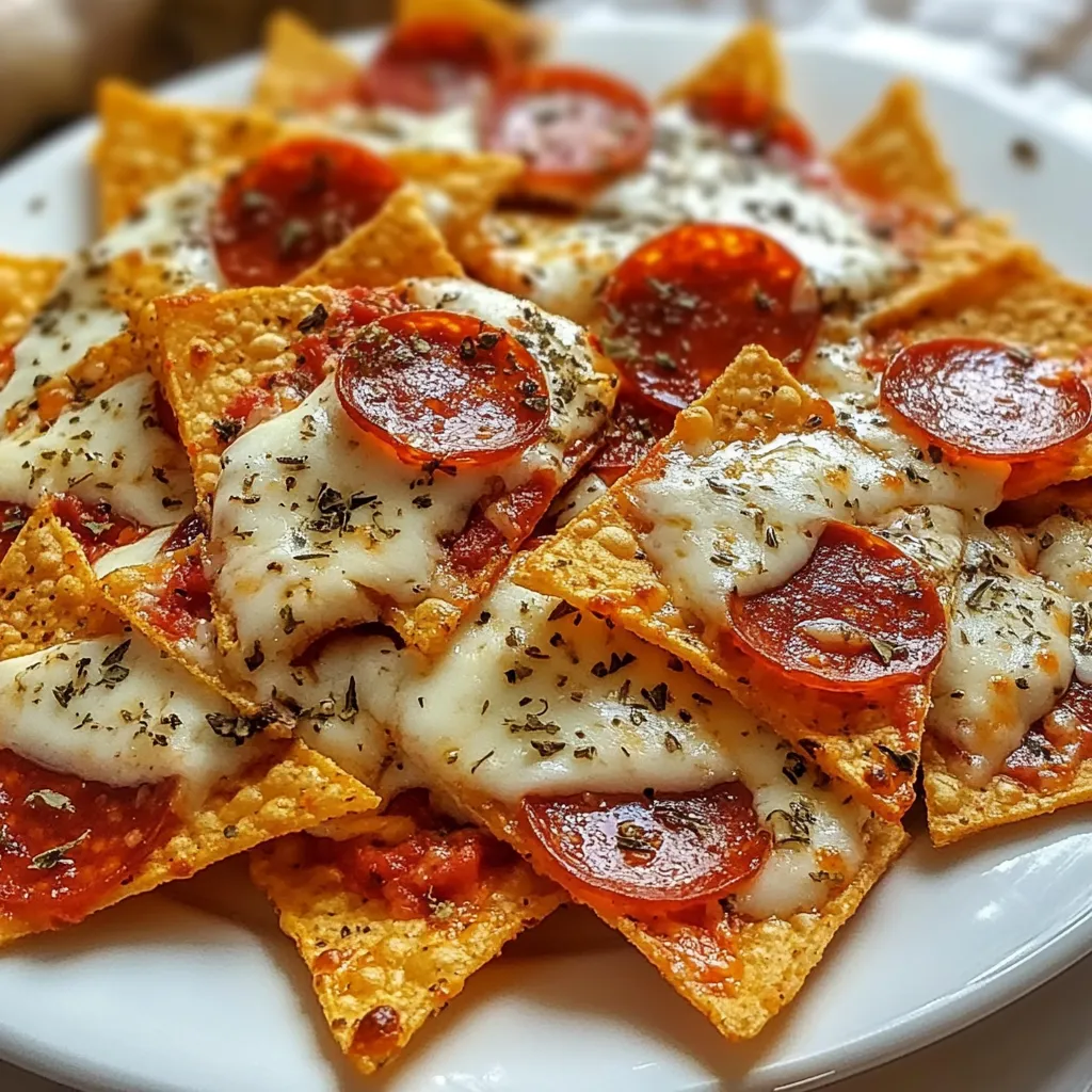 A plate of pizza bites.